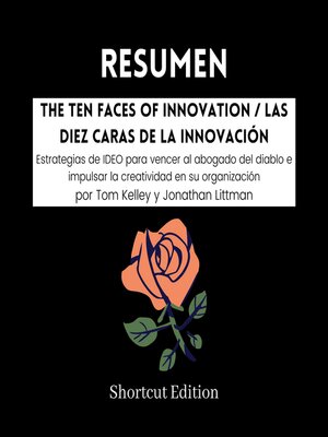 cover image of RESUMEN--The Ten Faces of Innovation / Las diez caras de la innovación